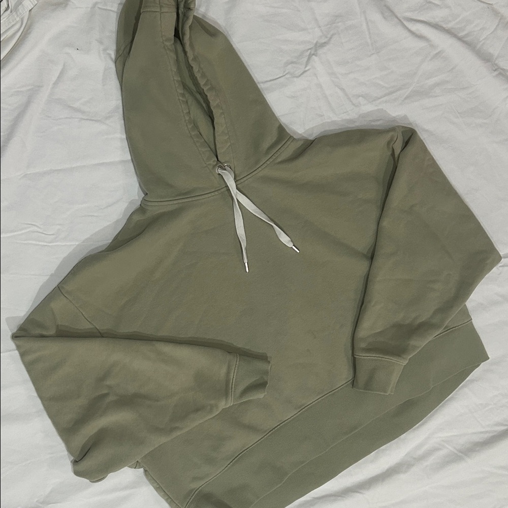 Calia Size L cropped sweatshirt sage green